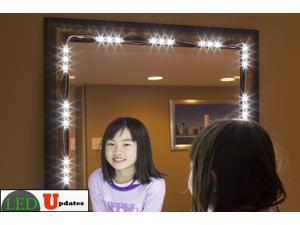 Makeup LED light for make up vanity mirror with Dimmer and UL 12v power Makeup LED light for make up vanity mirror with Dimmer and UL 12v power