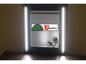 2x Professional series Make up Mirror White LED Light for Makeup mirror application dimmer built-in with UL Power Supply 2x Professional series Make up Mirror White LED Light for Makeup mirror application dimmer built-in with UL Power Supply