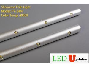 Set of 2 LED JEWELRY POLE LIGHT FY-34M 8 INCHES 4000K Set of 2 LED JEWELRY POLE LIGHT FY-34M 8 INCHES 4000K