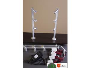 Set of 2 JEWELRY LED POLE LIGHT MODEL FY-53 SILVER 6000K Set of 2 JEWELRY LED POLE LIGHT MODEL FY-53 SILVER 6000K