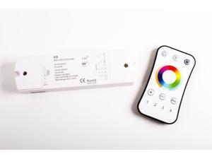 LEDUPDATES RGB RGBW WW/CW CCT LED Strip Light Controller 5 in 1 Compatible with Color Change RGB + Warm + Cool White LED Strip Light Change from 2700K to 6500K LEDUPDATES RGB RGBW WW/CW CCT LED Strip Light Controller 5 in 1 Compatible with Color Change RGB + Warm + Cool White LED Strip Light Change from 2700K to 6500K