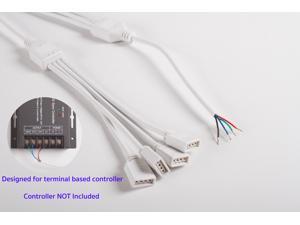 RGB 1 to 4 splitter cable for Terminal Based LED Light controller RGB 1 to 4 splitter cable for Terminal Based LED Light controller