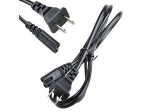 SLLEA Power Cord Cable Plug Fits Nikon Battery Charger AC Adapter MH&EH Series MH-16 MH-17 MH-18 MH-18A MH-19 MH-21 MH-22 MH-23 MH-24 MH-25 MH-26 MH-28 MH-50 MH-51 MH-52 MH-53 MH-56 