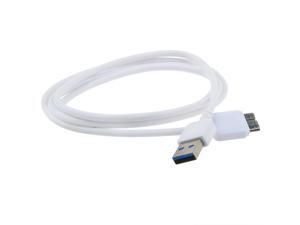 ABLEGRID White USB 3.0 Power Data Cable Cord For WD My Passport Ultra WDBTYH0010BSL NECS ABLEGRID White USB 3.0 Power Data Cable Cord For WD My Passport Ultra WDBTYH0010BSL NECS