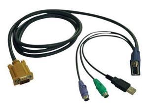 tripp lite p778-006 - keyboard / video / mouse (kvm) cable - 6 ft (p778-006) -