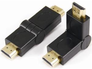 180 Rotating 90 angled HDMI Male to Male Adapter MM 180 Rotating 90 angled HDMI Male to Male Adapter MM