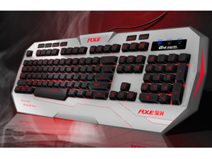 FXLE G16 Colorful Marquee Wired Waterproof Gaming Keyboard, Mechanical-Similar Typing/Gaming Experience 104-key Gaming Keyboard FXLE G16 Colorful Marquee Wired Waterproof Gaming Keyboard, Mechanical-Similar Typing/Gaming Experience 104-key Gaming Keyboard