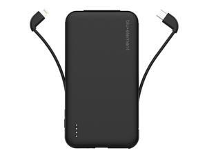 Blu Element Portable Power 5000 mAh with Built in Lightning/Micro USB and USB-C Cables Black Batteries and Portable Power Blu Element Portable Power 5000 mAh with Built in Lightning/Micro USB and USB-C Cables Black Batteries and Portable Power