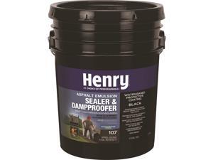 HENRY HE107571 Sealer & Dampproofer, 4.75 gal, Black HENRY HE107571 Sealer & Dampproofer, 4.75 gal, Black