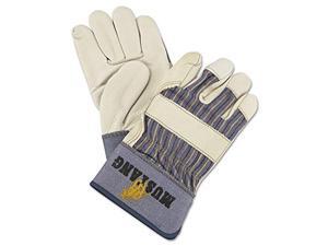 Memphis Glove 1935l Mustang Grain Leather Palm Gloves W/2- Memphis Glove 1935l Mustang Grain Leather Palm Gloves W/2-