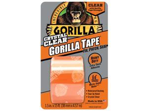 Duct Tape,Clear,5 yd.,1-1/2 in. W GORILLA GLUE 6015002
