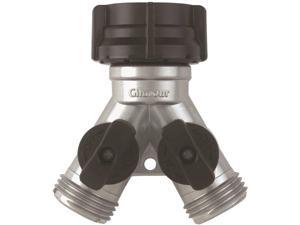 Gilmour Mfg 15 Zinc Y Connector With Shut-Off Y With Shut-Off - Carded Gilmour Mfg 15 Zinc Y Connector With Shut-Off Y With Shut-Off - Carded