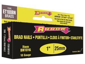 Arrow Fastener 1" Brown Brad BN1816BCS Arrow Fastener 1" Brown Brad BN1816BCS