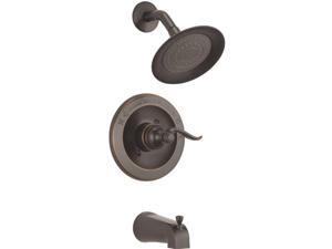 Delta Oil-Rubbed Bronze Single-Handle Lever Tub & Shower Faucet 144996C-OB Delta Oil-Rubbed Bronze Single-Handle Lever Tub & Shower Faucet 144996C-OB