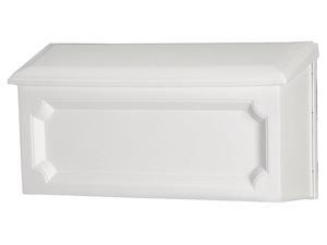 Mailbox 15In 4In 7-3/4In Polyp SOLAR GROUP Wall Mount WMH00W04 White Mailbox 15In 4In 7-3/4In Polyp SOLAR GROUP Wall Mount WMH00W04 White