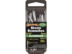 Arrow 3/16 In. x 1/2 In. Aluminum Rivet (12 Count) RLA3/16 Arrow 3/16 In. x 1/2 In. Aluminum Rivet (12 Count) RLA3/16