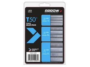 Arrow Fastener Co. 50MP T50 Staple Multi-Pack Arrow Fastener Co. 50MP T50 Staple Multi-Pack