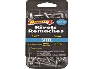 Arrow RLS1/8IP Long Pop Rivet 1/2 in L Steel Arrow RLS1/8IP Long Pop Rivet 1/2 in L Steel