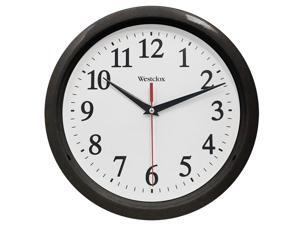 Westclox 461861 Ventura Wall Clock- Black Westclox 461861 Ventura Wall Clock- Black