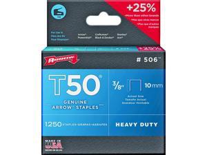 Arrow 50624 Heavy Duty Staple, Flat, 3/8 in Leg Arrow 50624 Heavy Duty Staple, Flat, 3/8 in Leg