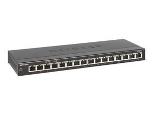 NETGEAR SOHO Gigabit Ethernet Switch GS316 - switch - 16 port (NET-GS316-100NAS) NETGEAR SOHO Gigabit Ethernet Switch GS316 - switch - 16 port (NET-GS316-100NAS)
