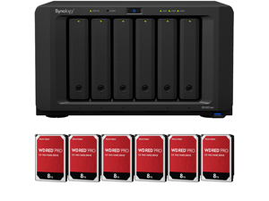 Synology DS1621xs+ DiskStation with 8GB RAM and 48TB (6 x 8TB) of Western Digital PRO NAS Drives Fully Assembled and Tested By CustomTechSales