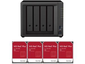 Synology DS923+ Dual-Core 4-Bay NAS, 4GB RAM, 16TB (4 x 4TB) of Western Digital Red Plus Drives Fully Assembled and Tested By CustomTechSales