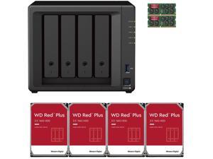 Synology DS923+ Dual-Core 4-Bay NAS, 8GB RAM, 32TB (4 x 8TB) of Western Digital Red Plus Drives Fully Assembled and Tested By CustomTechSales