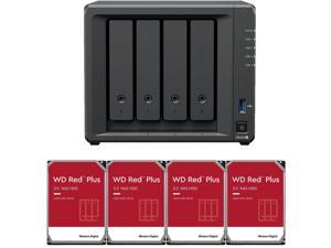 Synology DS423+ Intel Quad-Core 4-Bay NAS, 2GB RAM, 16TB (4 x 4TB) of Western Digital Red Plus Drives Fully Assembled and Tested By CustomTechSales