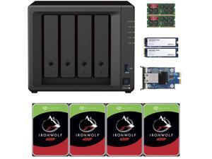 Synology 8TB DiskStation DS223 2-Bay NAS Enclosure Kit with Seagate  IronWolf NAS Drives (2 x 4TB)