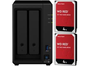 4 x 4TB Synology DS920 of Western Digital RED NAS Drives Fully Assembled and Tested by CustomTechSales DiskStation Bundle with 8GB RAM and 16TB