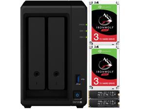 of NAS Drives and 1TB DS420+ 4-Bay DiskStation Bundle with 6GB RAM and 40TB 2 x 500GB 4 x 10TB NVME Cache Fully Assembled and Tested by CustomTechSales 