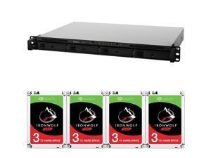 Synology RS819 4-BAY RackStation with 12TB (4 x 3TB) Seagate Ironwolf NAS Drives Fully Assembled and Tested By CustomTechSales Synology RS819 4-BAY RackStation with 12TB (4 x 3TB) Seagate Ironwolf NAS Drives Fully Assembled and Tested By CustomTechSales