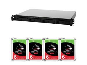Synology RS819 4-BAY RackStation with 24TB (4 x 6TB) Seagate Ironwolf NAS Drives Fully Assembled and Tested By CustomTechSales Synology RS819 4-BAY RackStation with 24TB (4 x 6TB) Seagate Ironwolf NAS Drives Fully Assembled and Tested By CustomTechSales