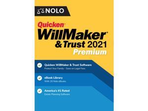Nolo Quicken WillMaker & Trust 2021 Premium - Windows and Mac I Includes Get It Together and Special Needs Trust eBooks