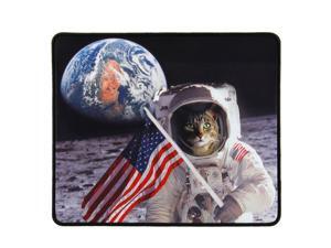 Funny Large Cat Gaming Mouse Pad with Patriotic Cat Astronaut Experiencing Epiphany (12.6 x 10.6 inches) by ENHANCE - Novelty Extended Mouse Mat with Anti-Fray Stitching , Non-Slip Rubber Base Funny Large Cat Gaming Mouse Pad with Patriotic Cat Astronaut Experiencing Epiphany (12.6 x 10.6 inches) by ENHANCE - Novelty Extended Mouse Mat with Anti-Fray Stitching , Non-Slip Rubber Base