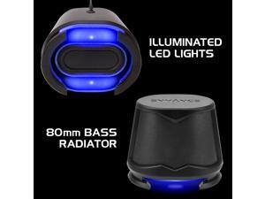 Enhance SB2 2.0 High Excursion Computer Speakers with LED Lights