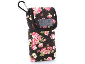 Protective iPhone SE / 5S / 5 Holster Case by USA Gear - Belt Loop & Carabiner Clip , Scratch Resistant Interior , Padded Neoprene & Accessory Storage - Painted Floral Protective iPhone SE / 5S / 5 Holster Case by USA Gear - Belt Loop & Carabiner Clip , Scratch Resistant Interior , Padded Neoprene & Accessory Storage - Painted Floral