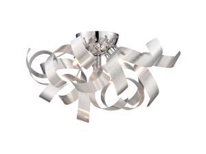 Quoizel RBN1616 Ribbons 4 Light 17" Wide Xenon Flush Mount Ceiling Fixture Quoizel RBN1616 Ribbons 4 Light 17" Wide Xenon Flush Mount Ceiling Fixture