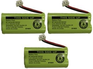 Battery BT184342 / BT284342 for AT&T Vtech GE RCA and Clarity Phones 2.4V 550mAh Ni-MH (3-Pack) Battery BT184342 / BT284342 for AT&T Vtech GE RCA and Clarity Phones 2.4V 550mAh Ni-MH (3-Pack)