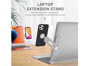 LINGCHEN Phone Holder Notebook Expansion For iPhone 12 pro Samsung Xiaomi Laptop Side Mount Connect Adjustable Phone Stand