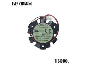 37MM T124010DL 2Pin 0.1A Cooler Fan Replace For ASUS gt640 GT 640 HD 4550 HD5570 video card Cooling Fans