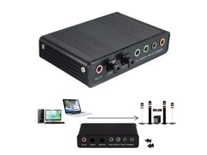 Professional External USB Sound Card Channel 5.1 Optical Audio Card Adapter Audio Driver for PC Computer Laptop