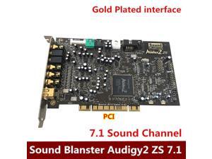 7.1 Channel Song Sound Card Audigy2 ZS SB0350 PCI Innovative Sound Card support KX