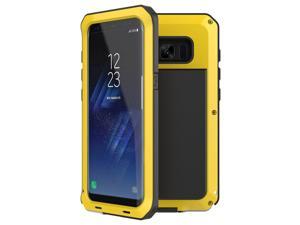 For Samsung Galaxy S8 plus Case Luxury Doom Armor Dirt Shock Metal Phone Cases For Samsung Galaxy S8+ Case(Yellow)