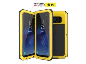 For Samsung Galaxy S8 Case Luxury Doom Armor Dirt Shock Metal Phone Cases For Samsung Galaxy S8 Case(Yellow)