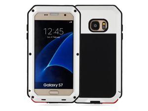 For Samsung Galaxy S7 Case Luxury Doom Armor Dirt Shock Metal Phone Cases For Samsung Galaxy S7 Case(White)
