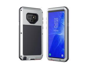 For Samsung Galaxy Note 9 Case Luxury Doom Armor Dirt Shock Metal Phone Cases For Samsung Galaxy Note9 CaseSilver