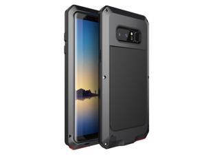 For Samsung Galaxy NOTE8 Case Luxury Doom Armor Dirt Shock Metal Phone Cases For Samsung Galaxy NOTE 8 Case(Black)