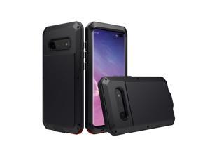 For Samsung Galaxy S10 plus Case Luxury Doom Armor Dirt Shock Metal Phone Cases For Samsung Galaxy S10+ Case(Black)